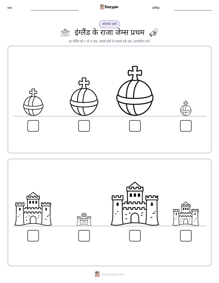 आकार क्रम