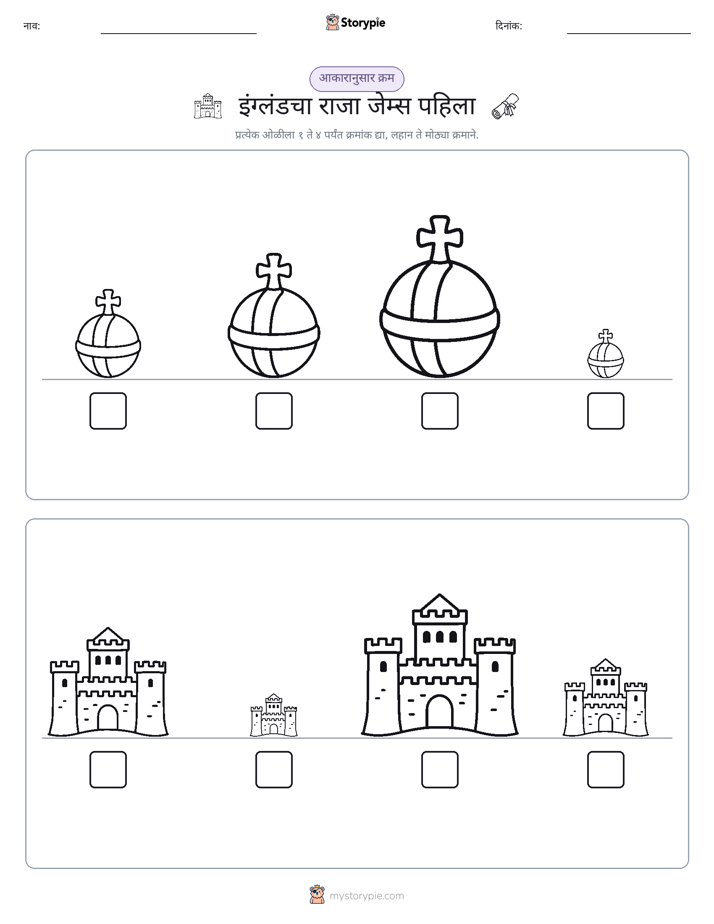 आकार क्रम
