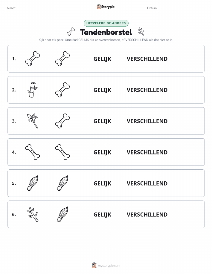 Zelfde of Verschillend