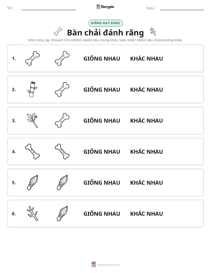 Giống Hay Khác