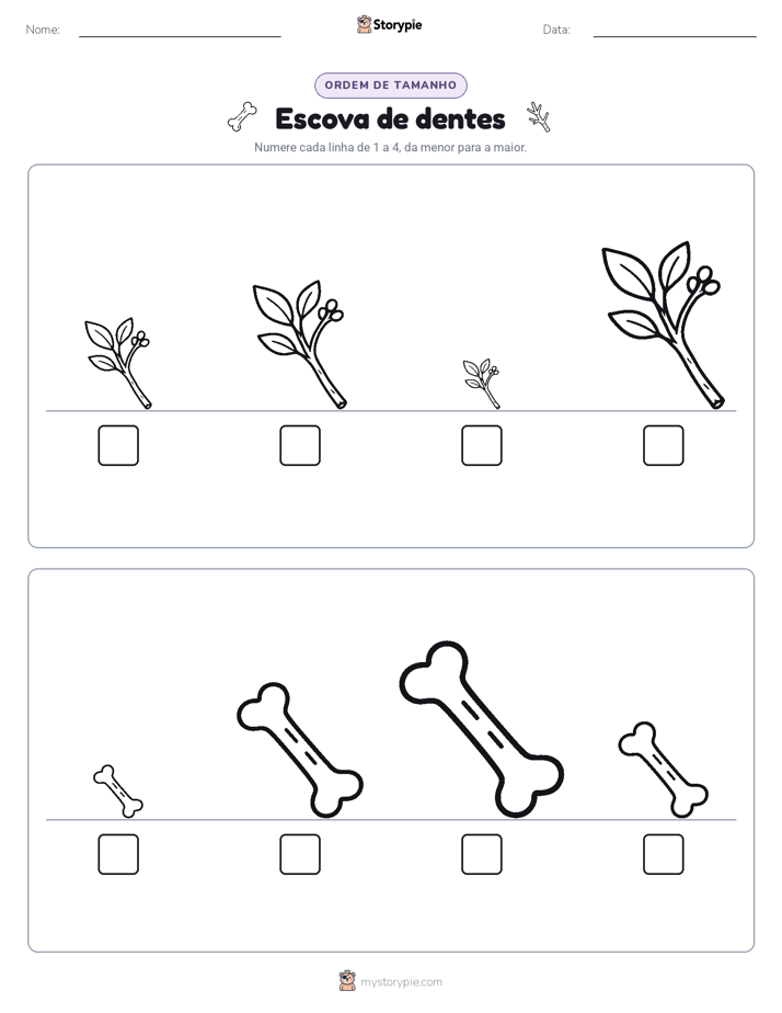 Ordem de Tamanho