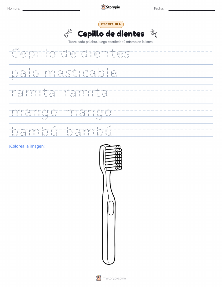 Práctica de Escritura