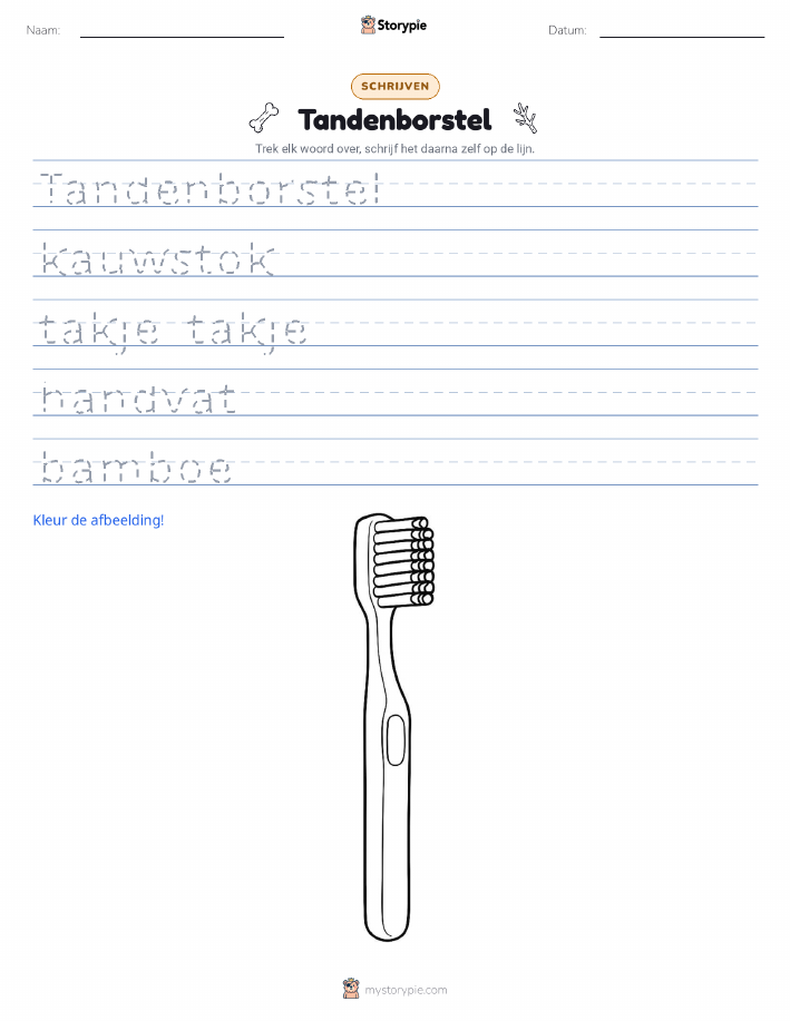 Schrijf Oefening
