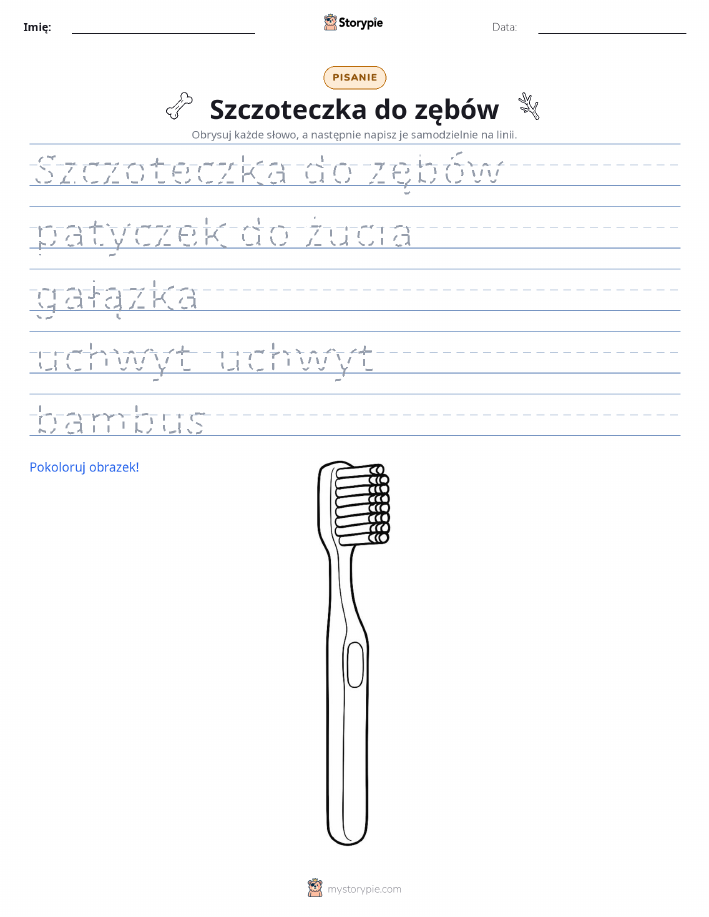 Ćwiczenie Pisania