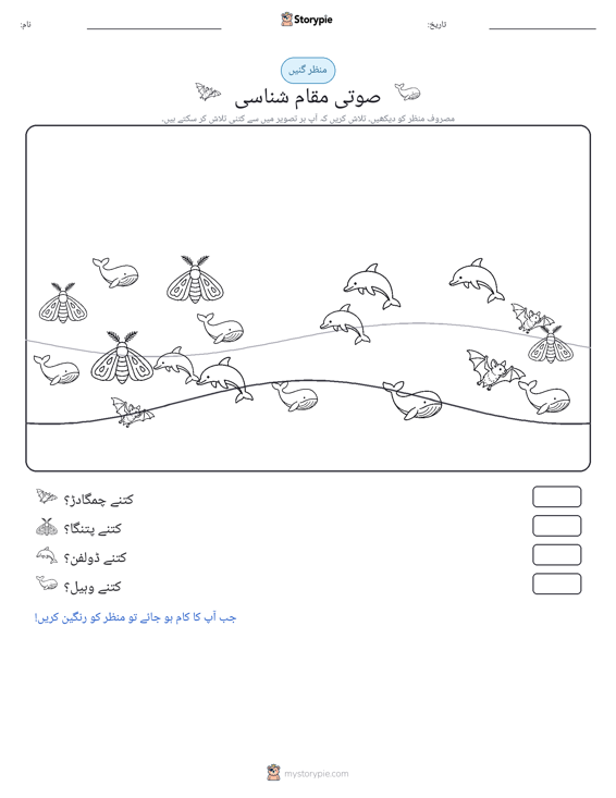 گنتی کا منظر