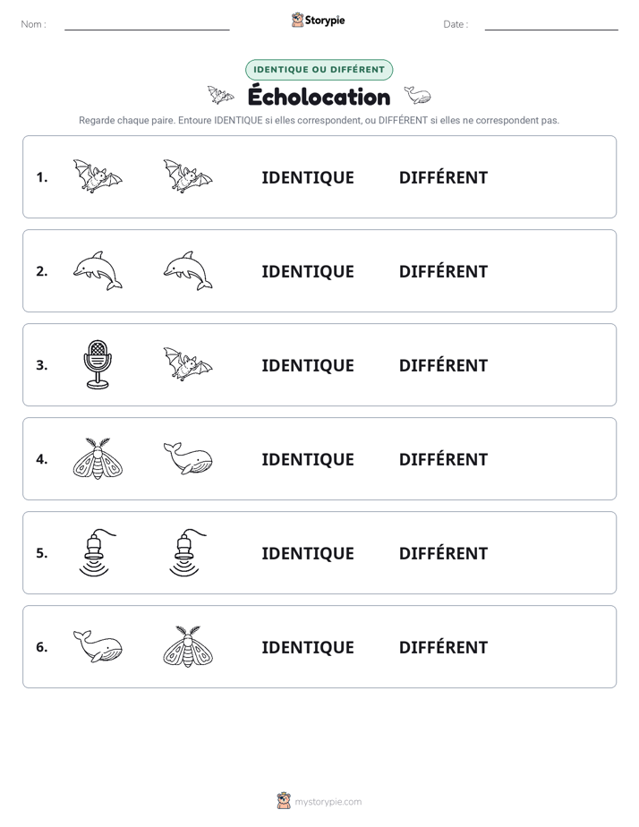 Identique ou Différent