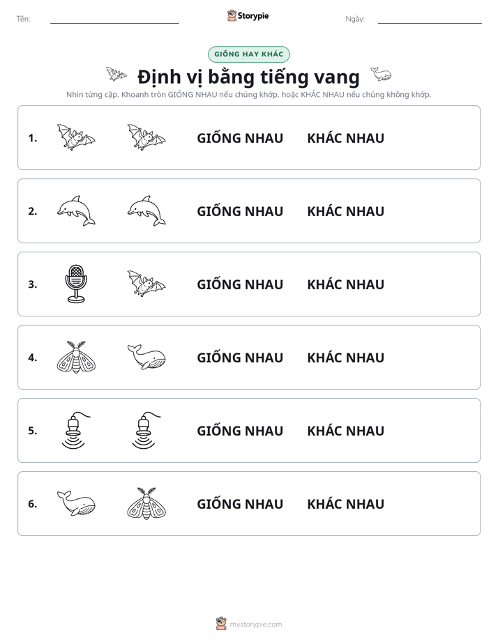 Giống Hay Khác