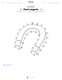 Paul Langevin printable worksheet preview
