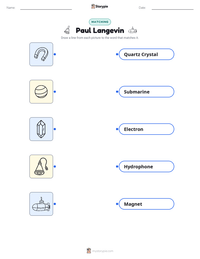 Paul Langevin printable worksheet preview