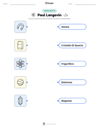 Anteprima della scheda stampabile di Paul Langevin