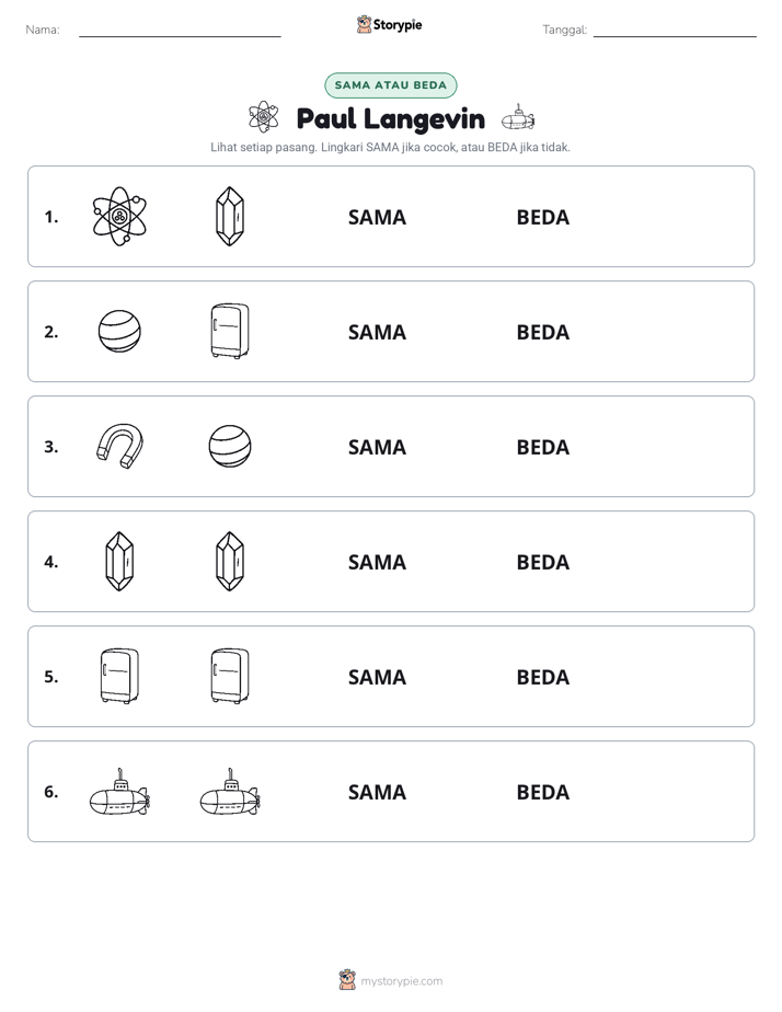 Sama atau Berbeda