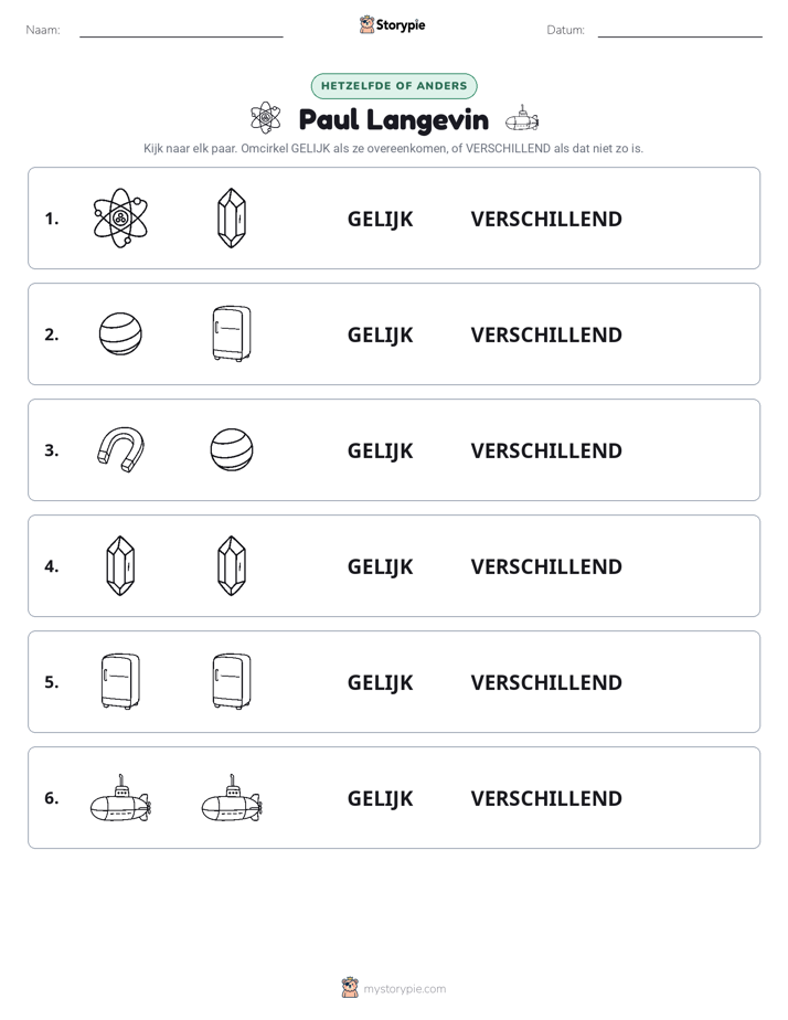 Zelfde of Verschillend