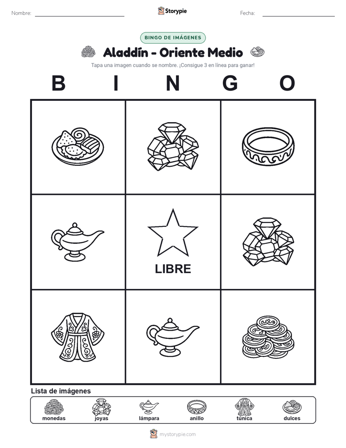 Bingo de Imágenes