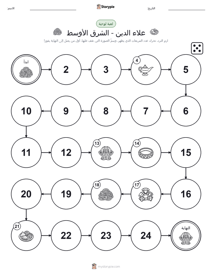 لعبة لف و تحرك