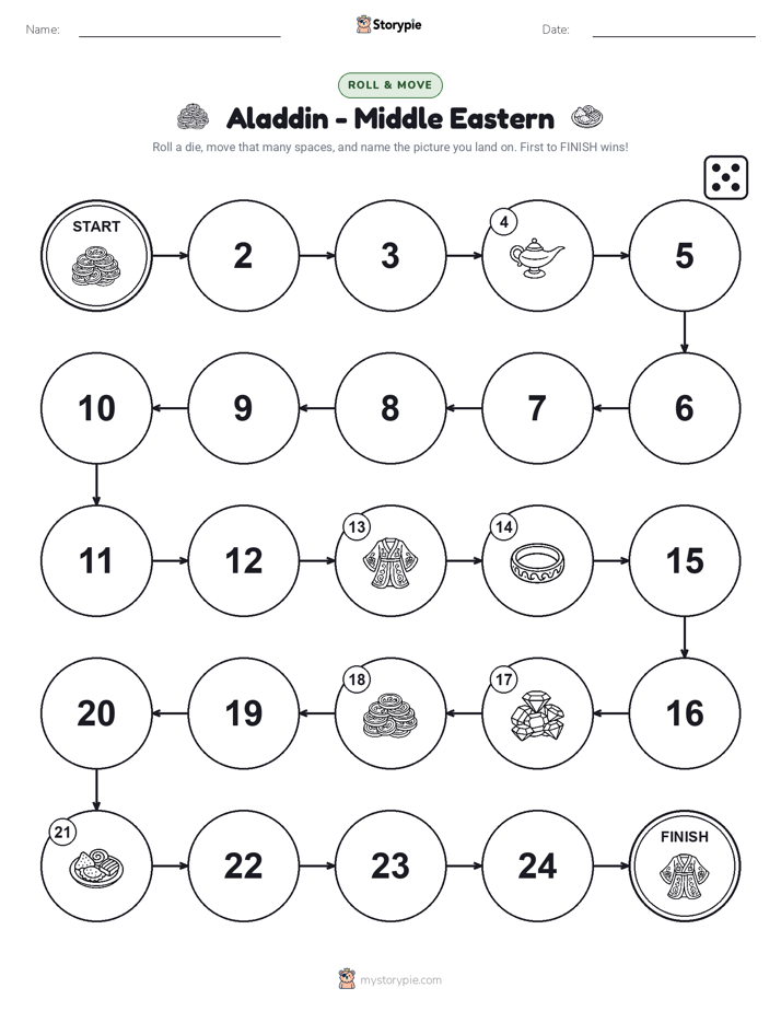 Roll & Move Game