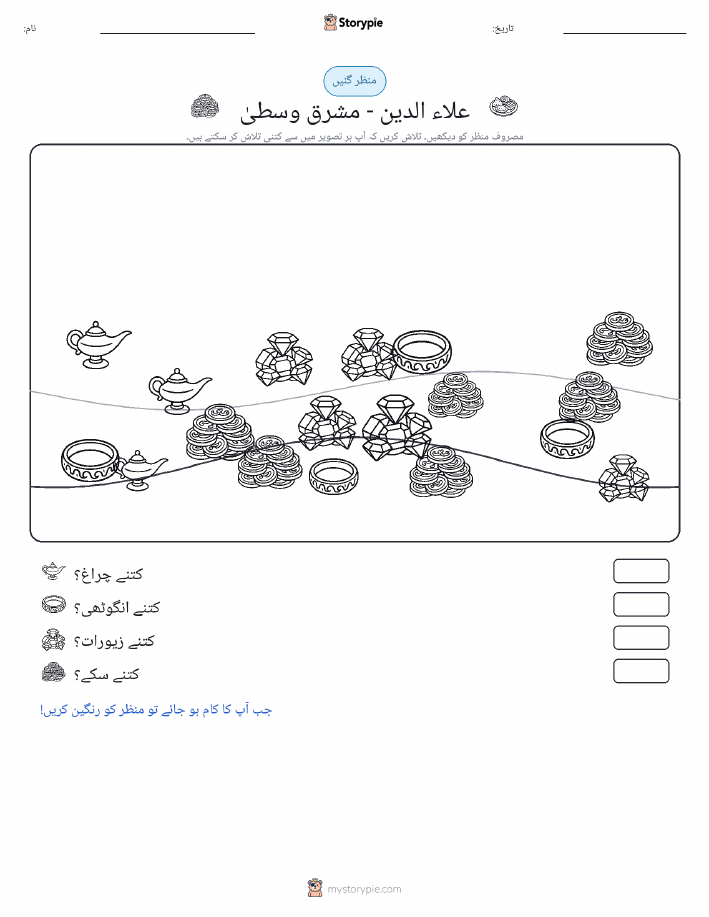 گنتی کا منظر