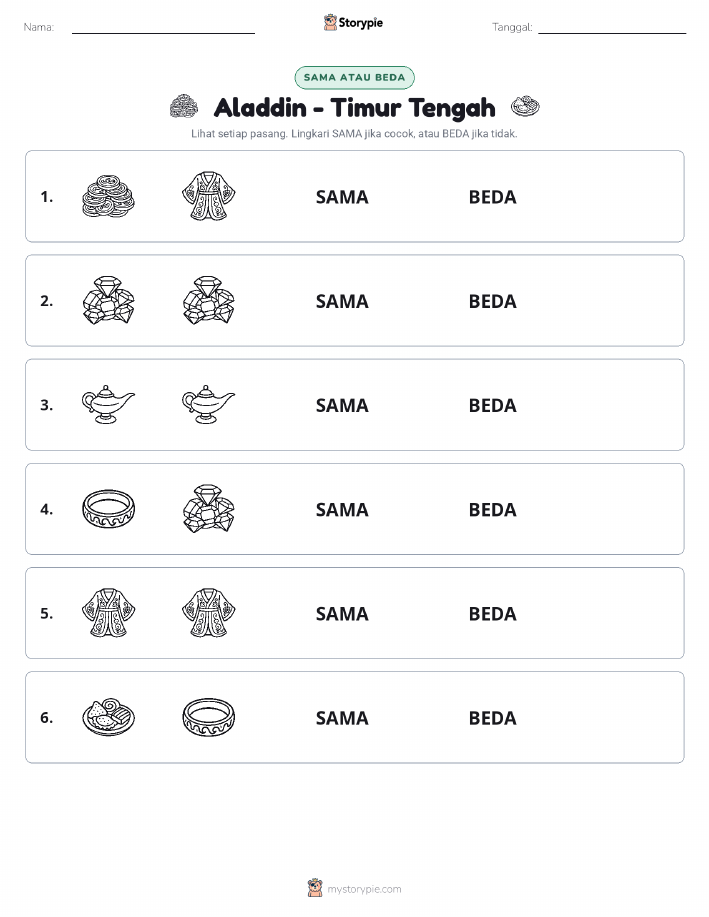 Sama atau Berbeda