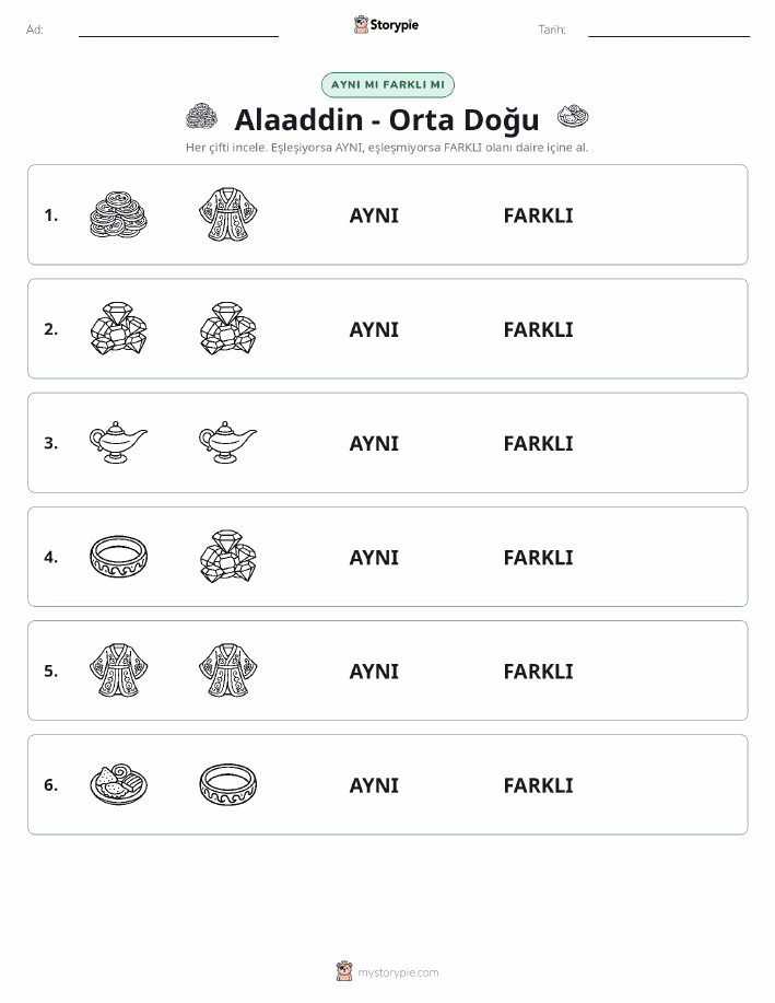 Aynı mı Farklı mı