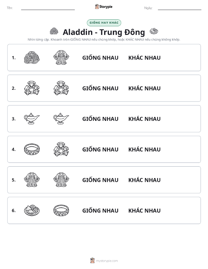 Giống Hay Khác