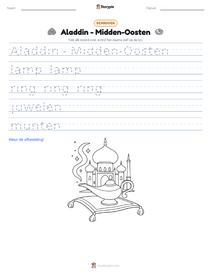Schrijf Oefening