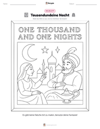 Tausendundeine Nacht druckbare Arbeitsblatt Vorschau