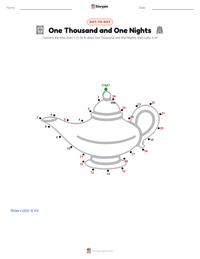 One Thousand and One Nights printable worksheet preview