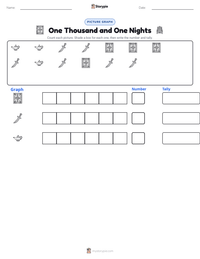 One Thousand and One Nights printable worksheet preview