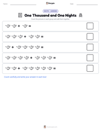 One Thousand and One Nights printable worksheet preview
