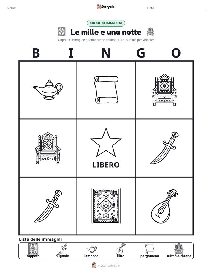 Bingo delle Immagini