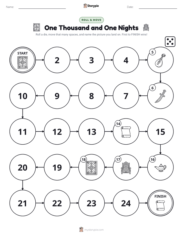 Roll & Move Game