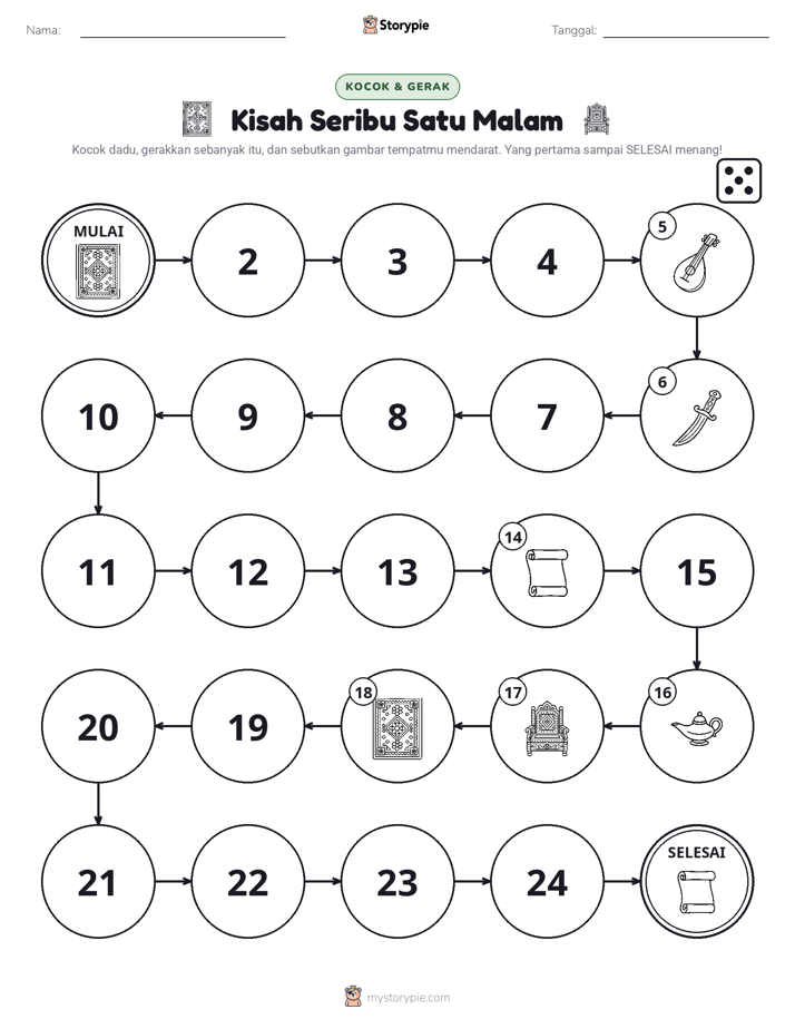 Permainan Gulung & Pindah
