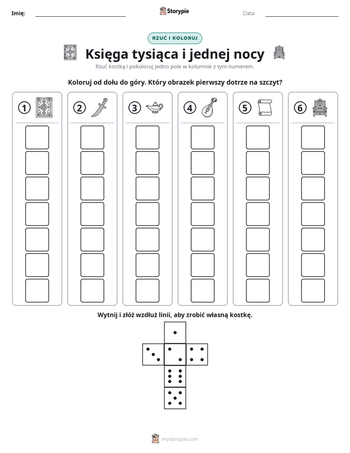 Rzuć i koloruj