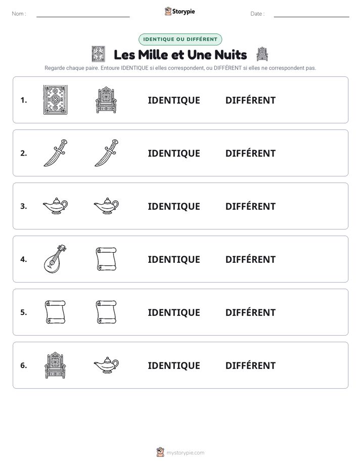 Identique ou Différent