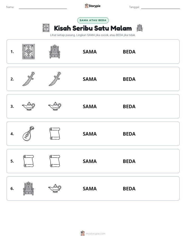 Sama atau Berbeda