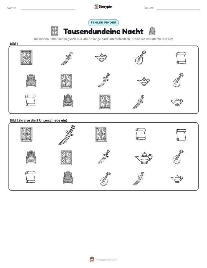 Finde den Unterschied