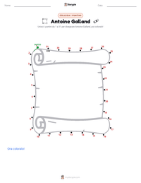 Anteprima della scheda stampabile di Antoine Galland
