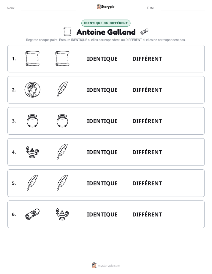 Identique ou Différent