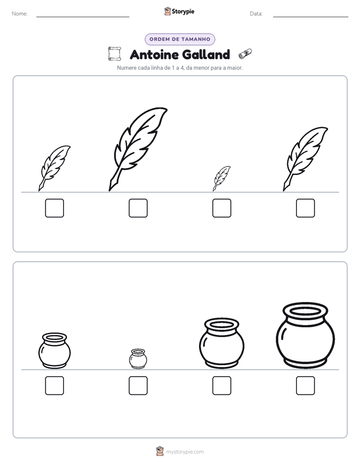 Ordem de Tamanho
