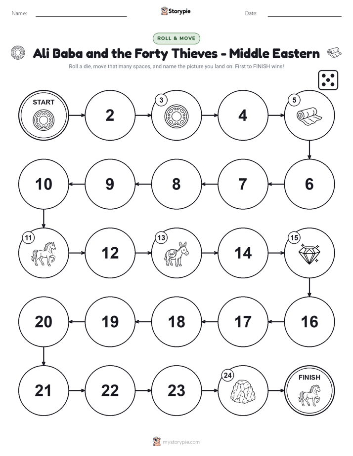 Roll & Move Game