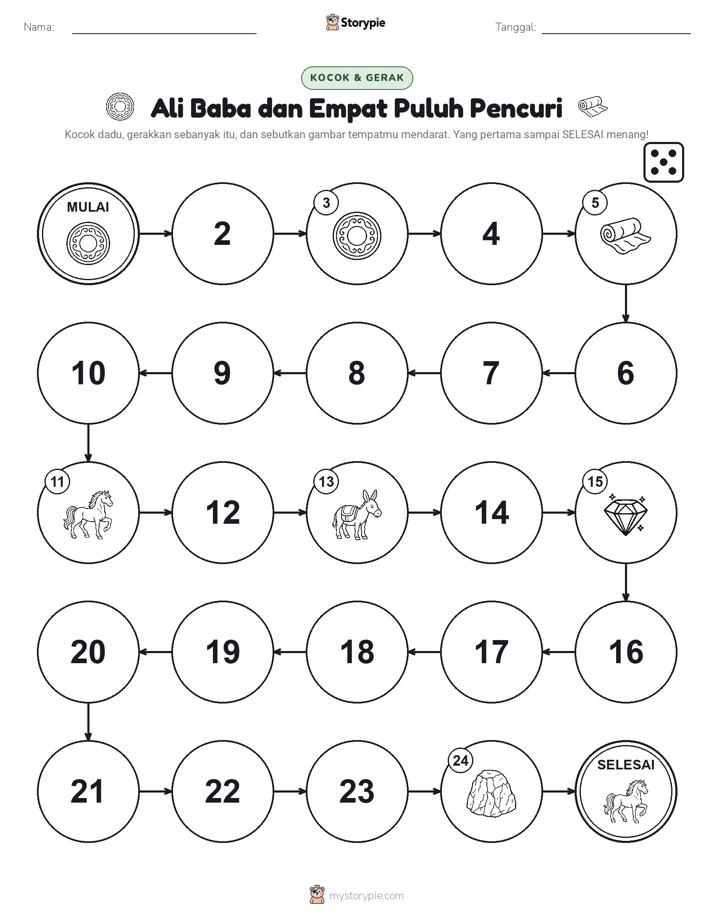 Permainan Gulung & Pindah