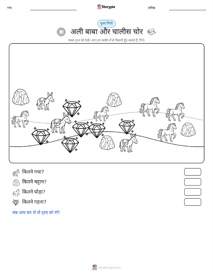 गिनती दृश्य