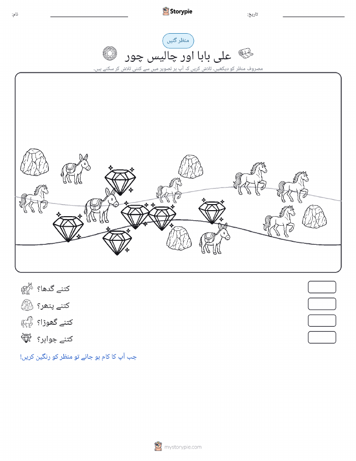 گنتی کا منظر