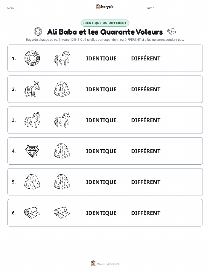 Identique ou Différent