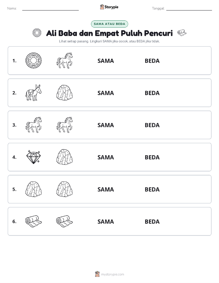 Sama atau Berbeda