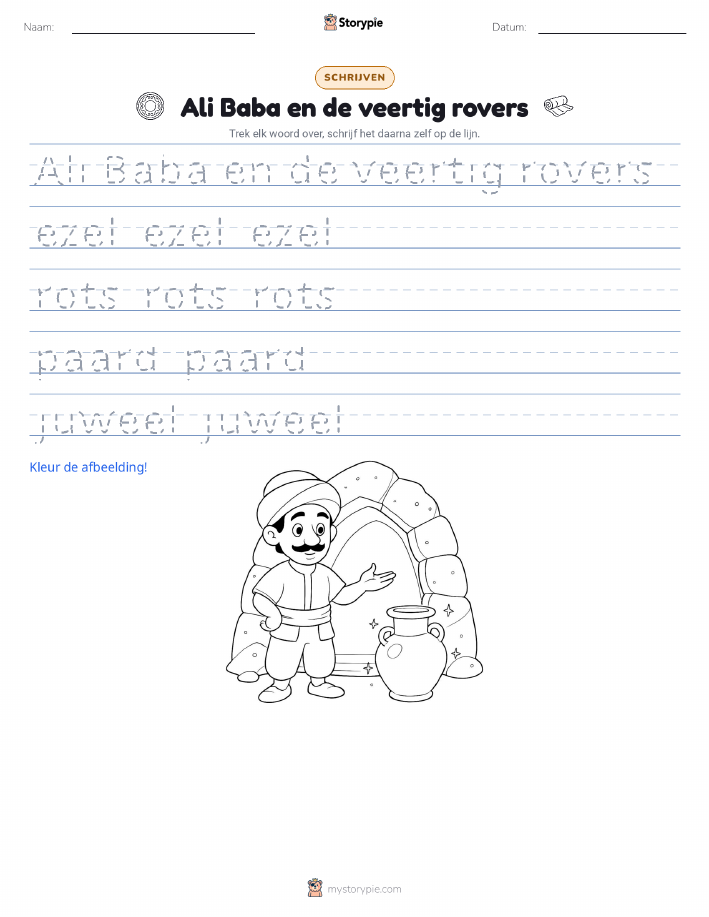 Schrijf Oefening