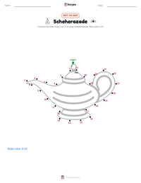 Scheherazade printable worksheet preview