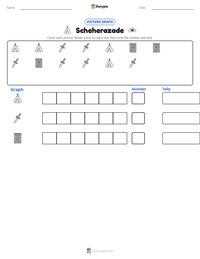 Scheherazade printable worksheet preview