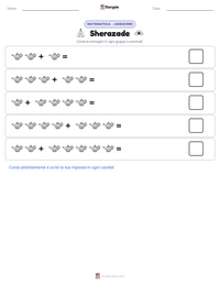 Anteprima della scheda stampabile di Sherazade