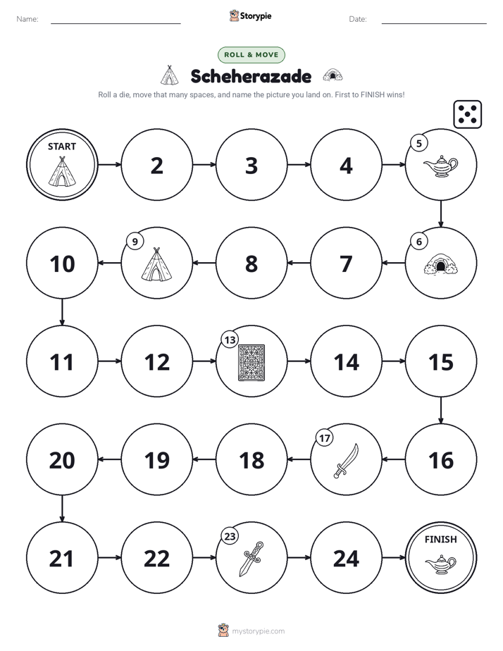 Roll & Move Game
