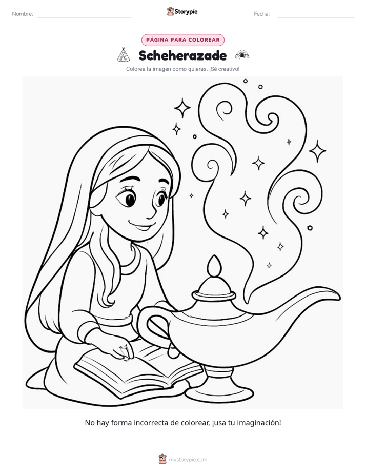 Página para Colorear